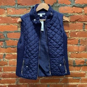 NWT Francesca’s Stylish Navy Blue Vest